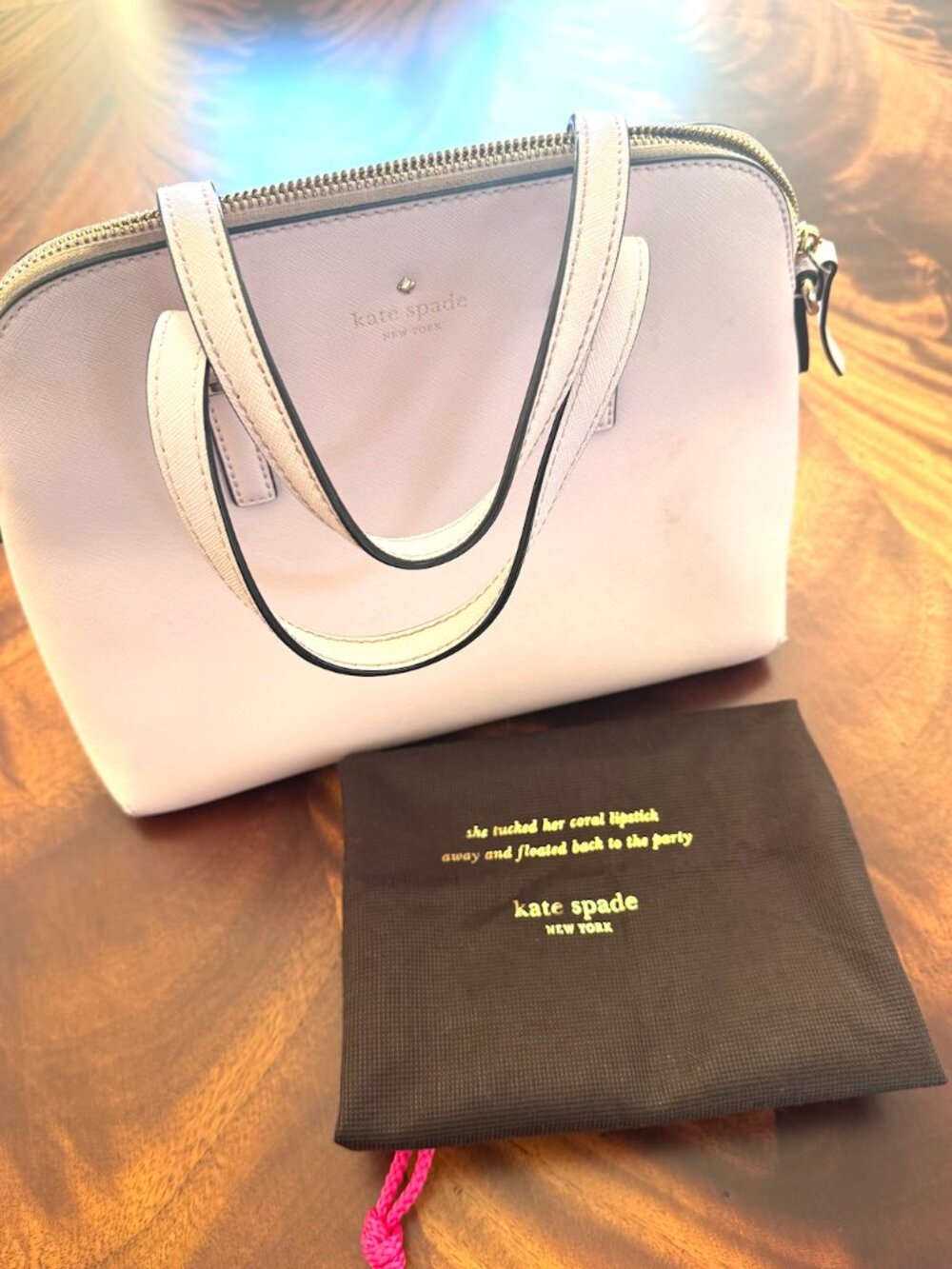 Kade Spade Pale Pink Handbag